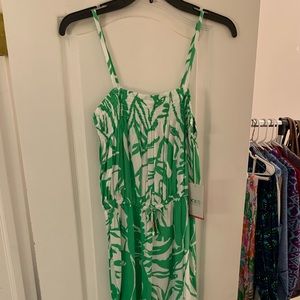 Lilly Pulitzer Boom Boom Green Leaf Jumpsuit